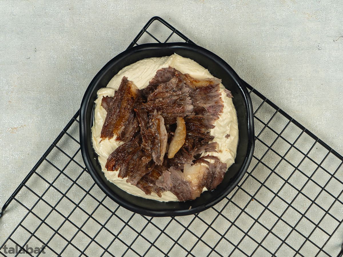 Hummus with Meat