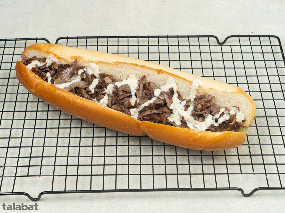 Large Frangy Meat Shawarma Sandwich